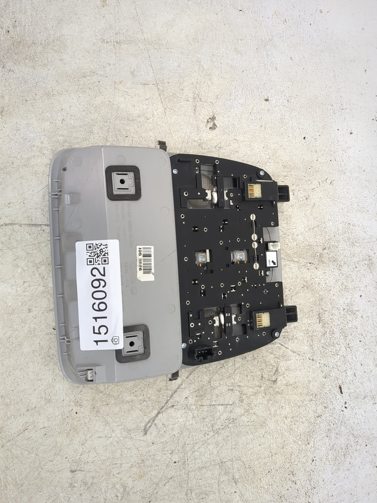2014-2019 Kia Soul Overhead Roof Console Gray - Oemusedautoparts1.com