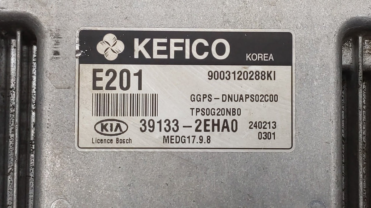 2014 Kia Soul PCM Engine Control Computer ECU ECM PCU OEM P/N:39133-2EHA0 39132-2EHA0, 39130-2GKR1, 39100-2GKR1 OEM Used Aut