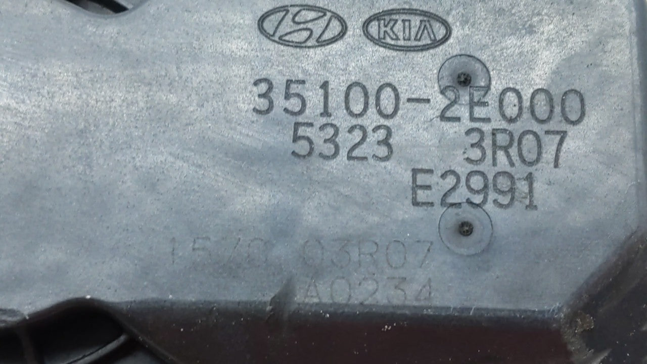 2014-2019 Kia Soul Throttle Body P/N:35100-2E000 Fits Fits 2011 2012 2013 2014 2015 2016 2017 2018 2019 OEM Used Auto Parts 
