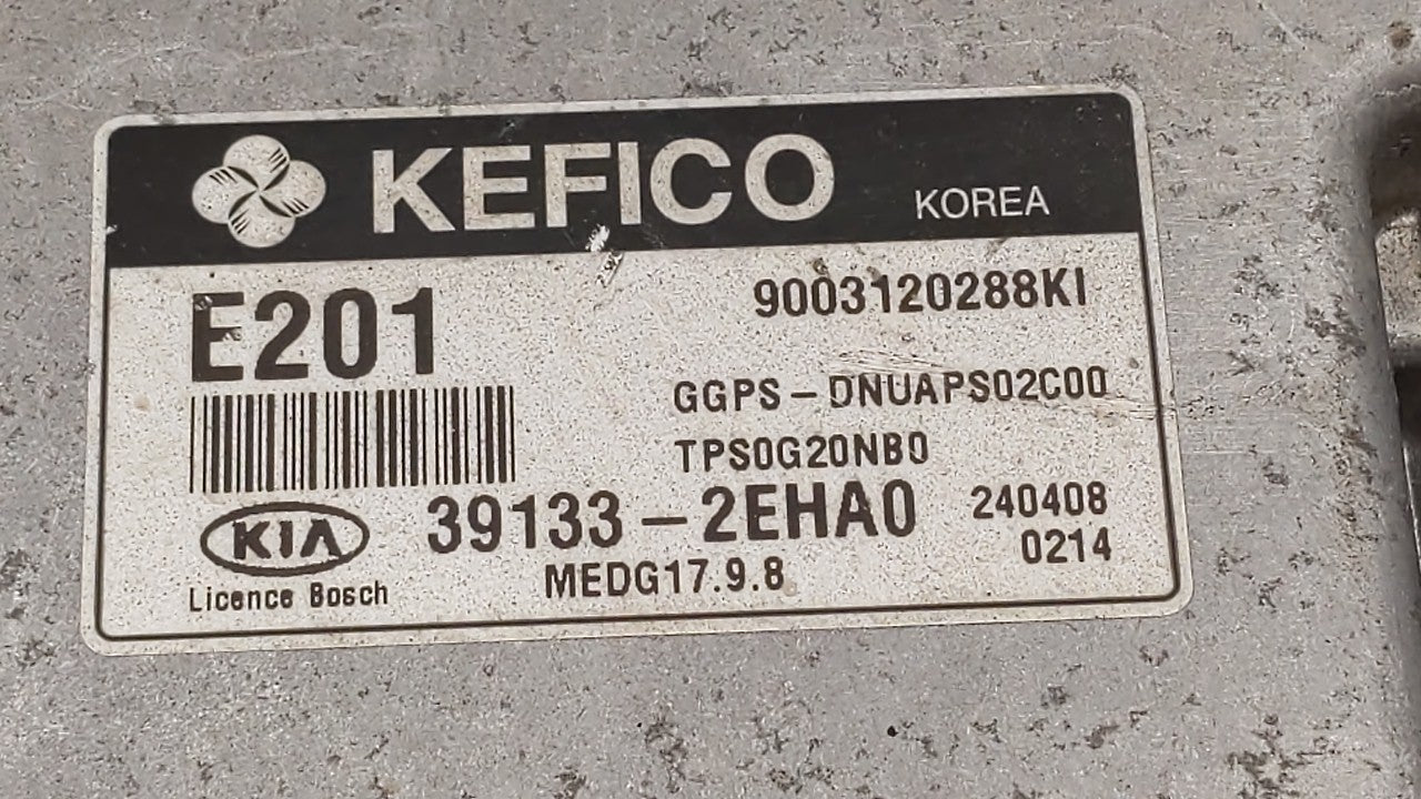 2014 Kia Soul PCM Engine Control Computer ECU ECM PCU OEM P/N:39131-2EHA0 39133-2EHA0 Fits OEM Used Auto Parts - Oemusedauto
