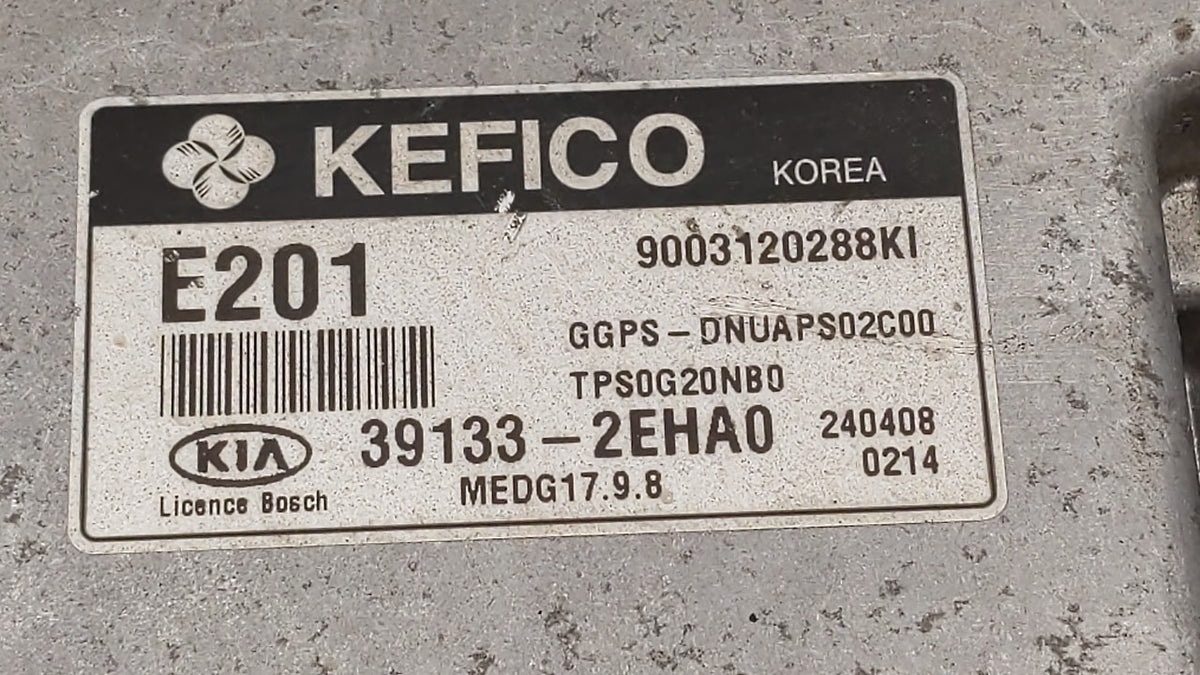 2014 Kia Soul PCM Engine Control Computer ECU ECM PCU OEM P/N:39131-2EHA0 39133-2EHA0 OEM Used Auto Parts - Oemusedautoparts