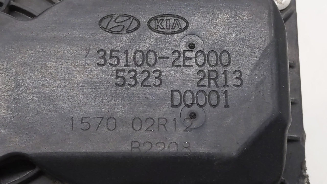2014-2019 Kia Soul Throttle Body P/N:35100-2E000 Fits Fits 2011 2012 2013 2014 2015 2016 2017 2018 2019 OEM Used Auto Parts 