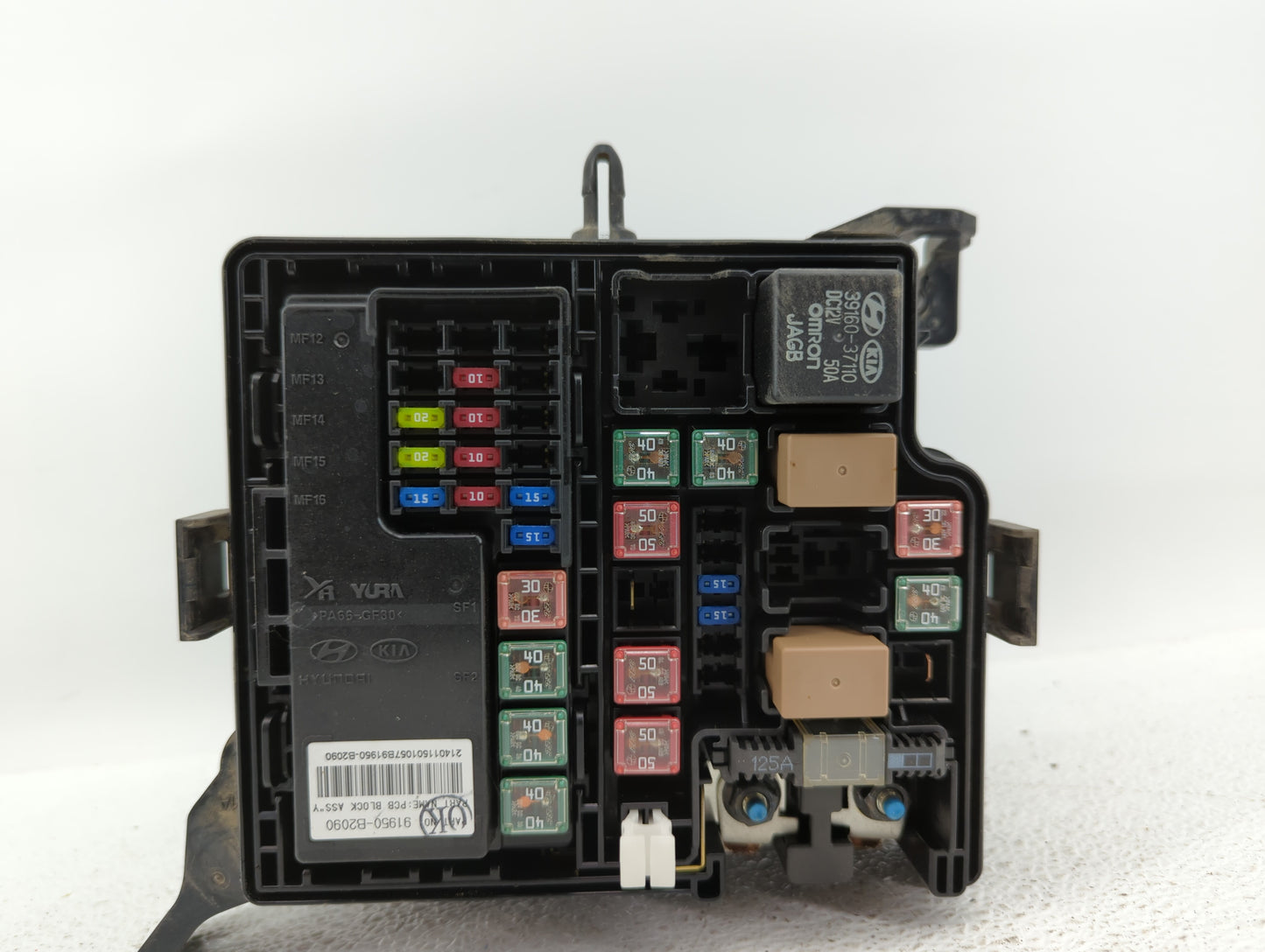2014 Kia Soul Fusebox Fuse Box Panel Relay Module P/N:91950-B2090 91950-B2050 Fits OEM Used Auto Parts - Oemusedautoparts1.c