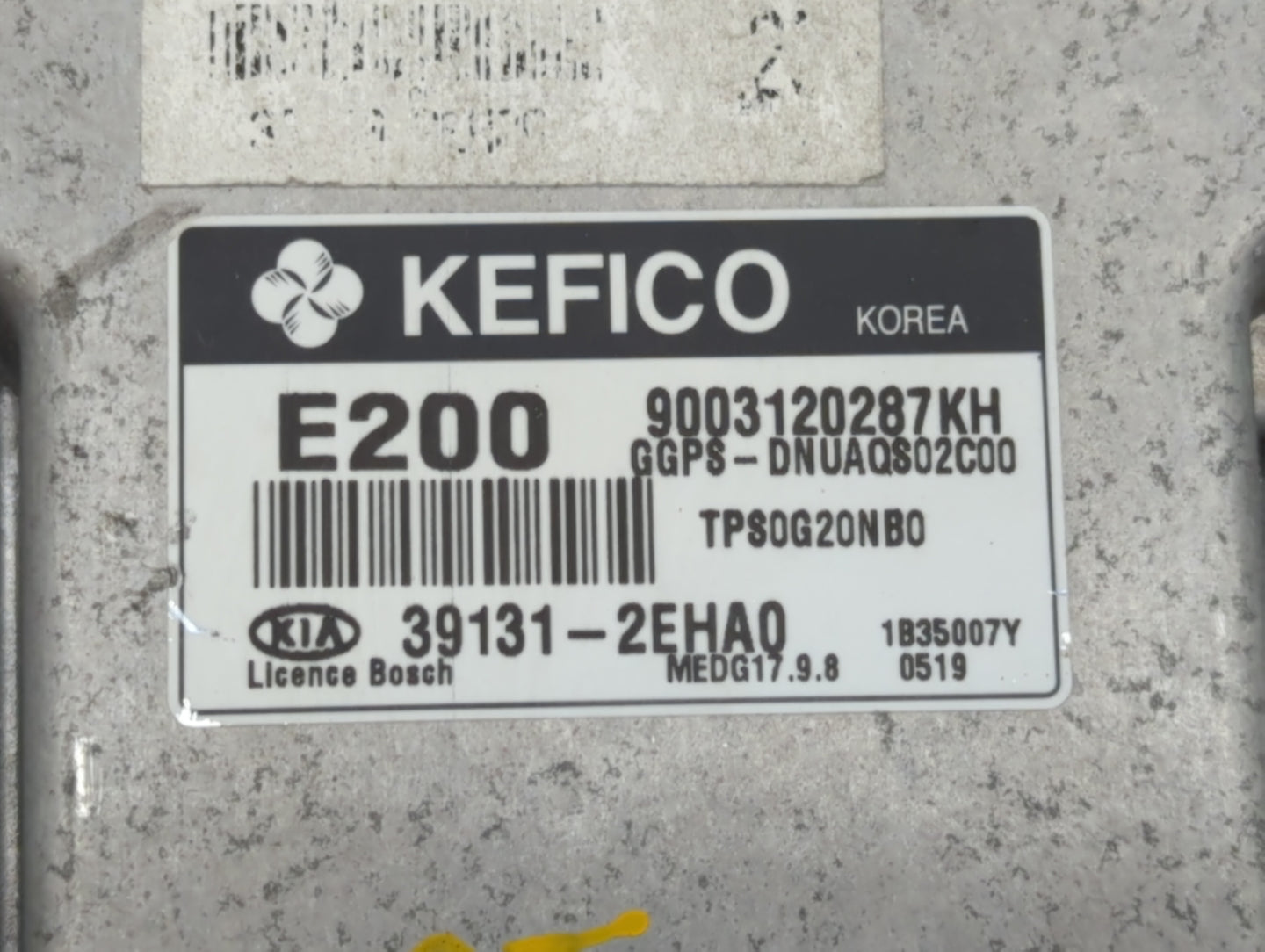 2014 Kia Soul PCM Engine Control Computer ECU ECM PCU OEM P/N:39131-2EHA0 39133-2EHA1 Fits OEM Used Auto Parts - Oemusedauto
