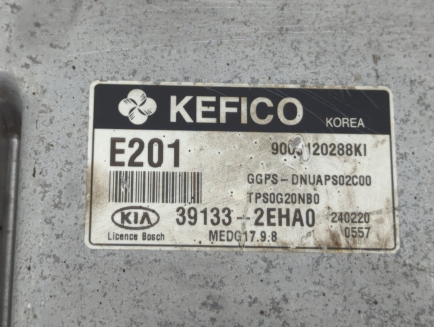 2014 Kia Soul PCM Engine Control Computer ECU ECM PCU OEM P/N:39131-2EHA0 39133-2EHA0, 39132-2EHA0, 39130-2GKR1, 39100-2GKR1
