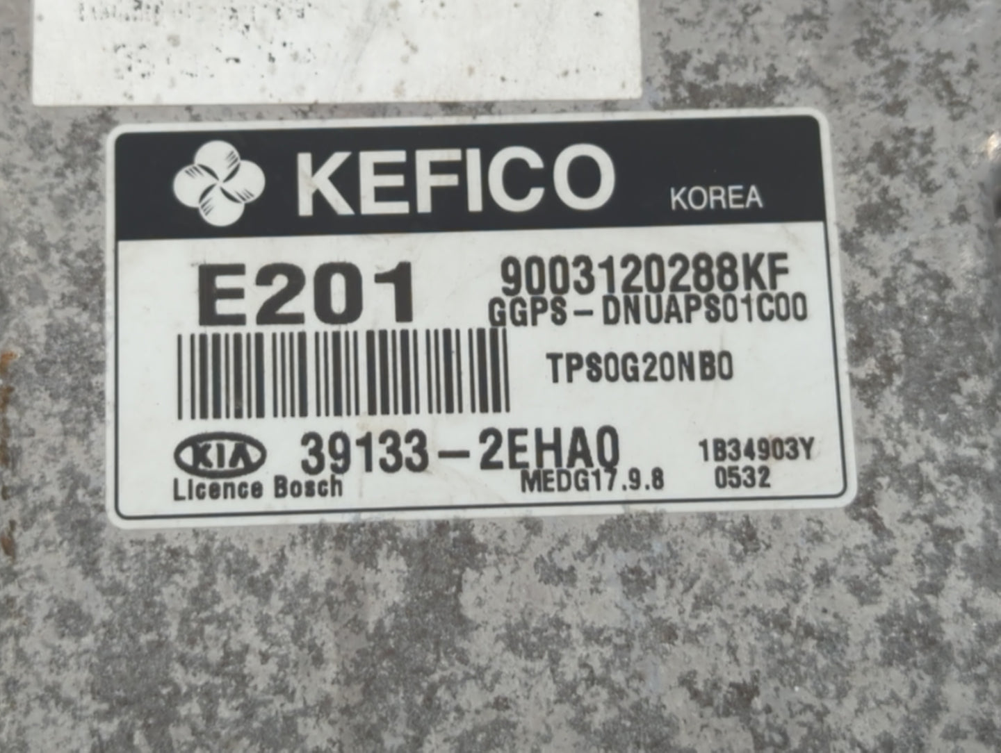 2014 Kia Soul PCM Engine Control Computer ECU ECM PCU OEM P/N:39133-2EHA0 39131-2EHA0, 39132-2EHA0, 39130-2GKR1, 39100-2GKR1