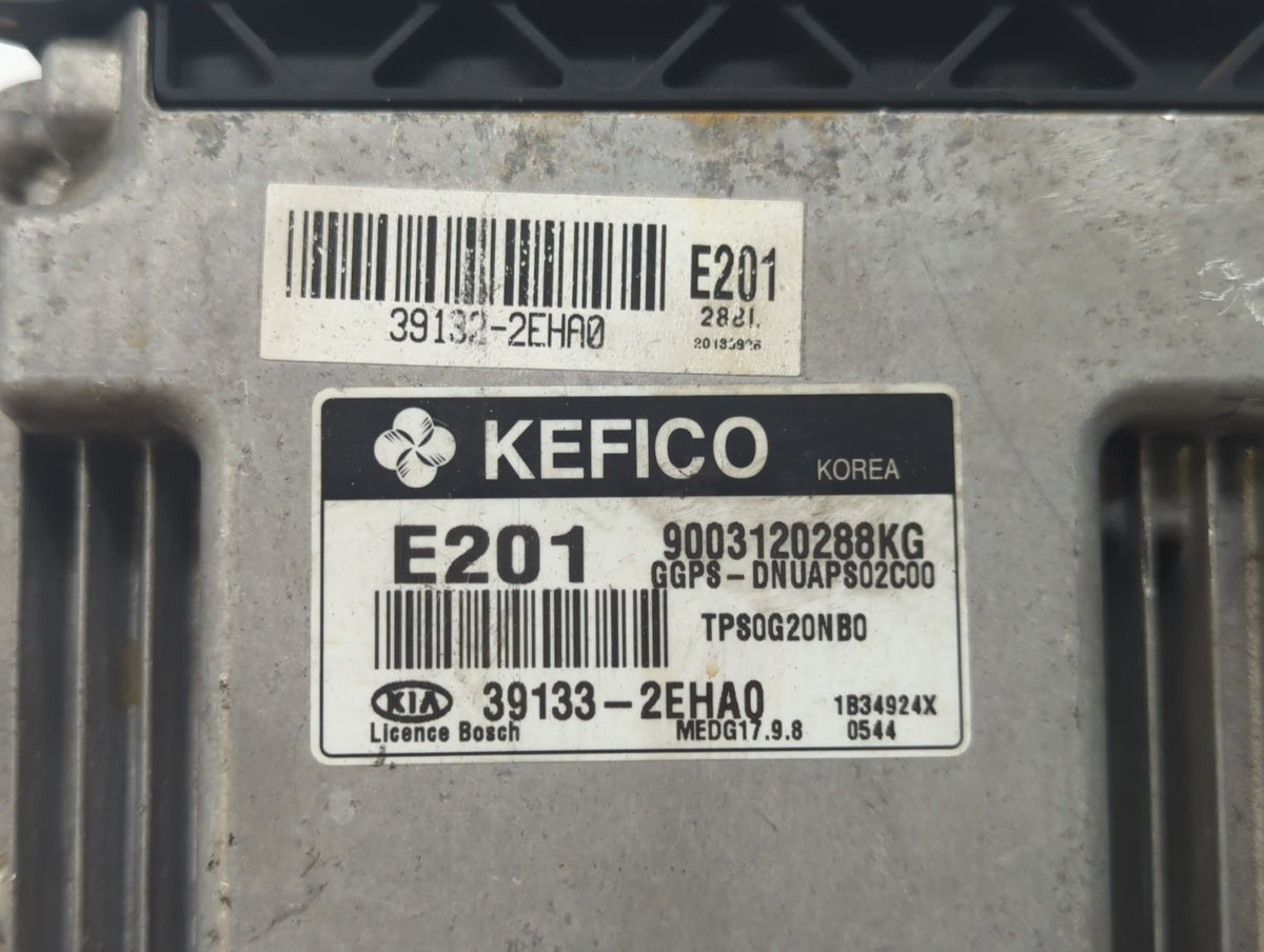 2014 Kia Soul PCM Engine Control Computer ECU ECM PCU OEM P/N:39133-2EHA0 39131-2EHA0 OEM Used Auto Parts - Oemusedautoparts