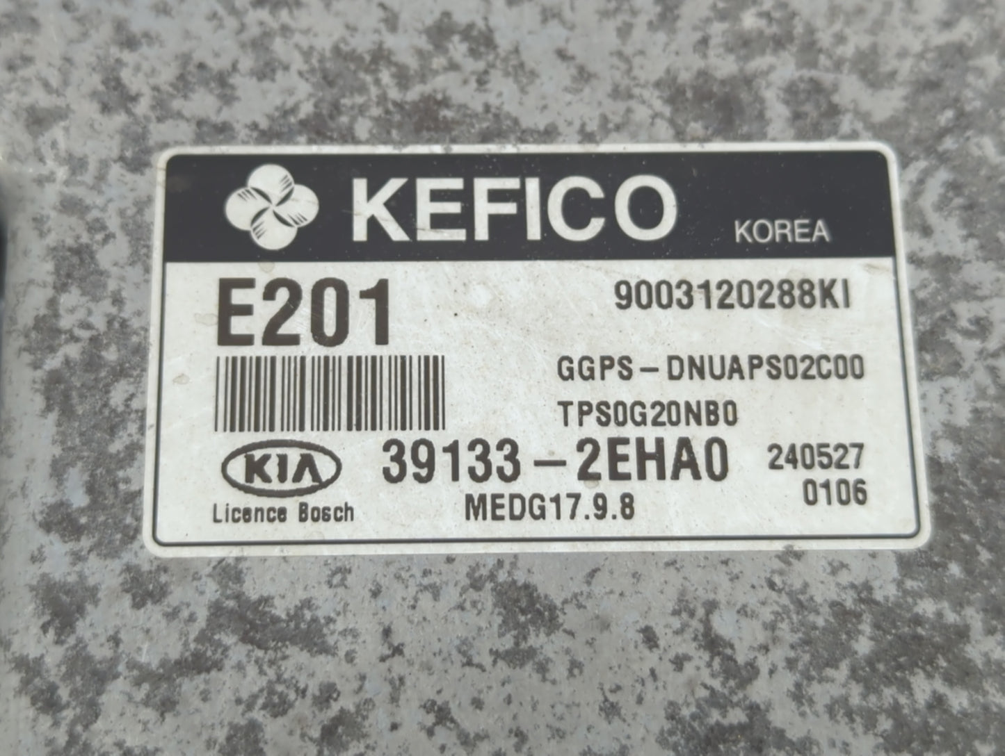 2014 Kia Soul PCM Engine Control Computer ECU ECM PCU OEM P/N:39133-2EHA0 39131-2EHA0 Fits OEM Used Auto Parts - Oemusedauto