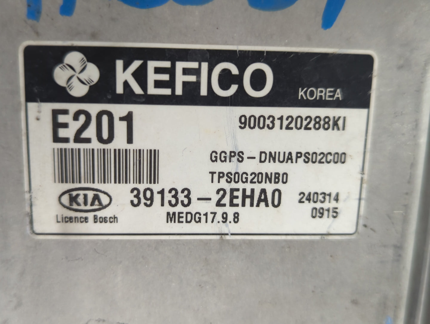 2014 Kia Soul PCM Engine Control Computer ECU ECM PCU OEM P/N:39133-2EHA0 39131-2EHA0, 39132-2EHA0, 39130-2GKR1, 39100-2GKR1