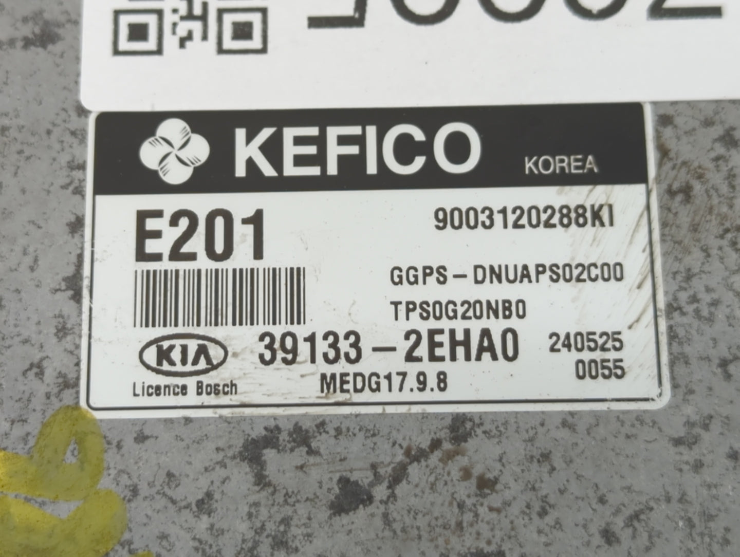 2014 Kia Soul PCM Engine Control Computer ECU ECM PCU OEM P/N:39133-2EHA0 39132-2EHA7, 39131-2EHA0, 39132-2EHA0, 39130-2GKR1