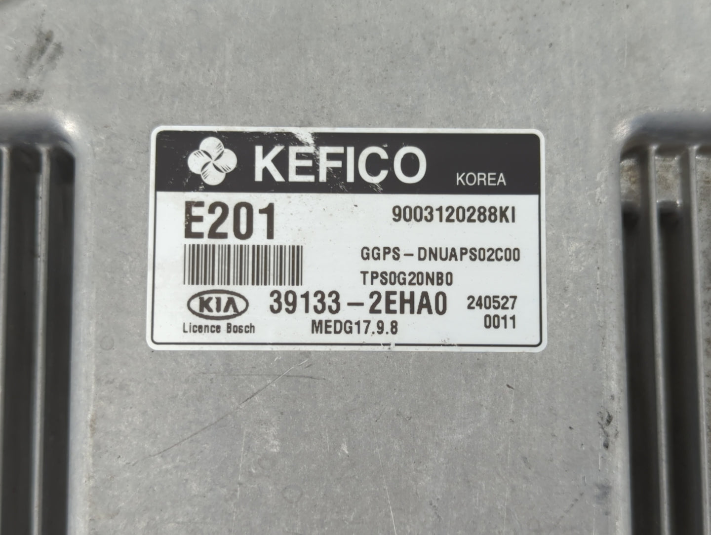 2014 Kia Soul PCM Engine Control Computer ECU ECM PCU OEM P/N:39133-2EHA0 39132-2EHA7, 39131-2EHA0, 39132-2EHA0, 39130-2GKR1