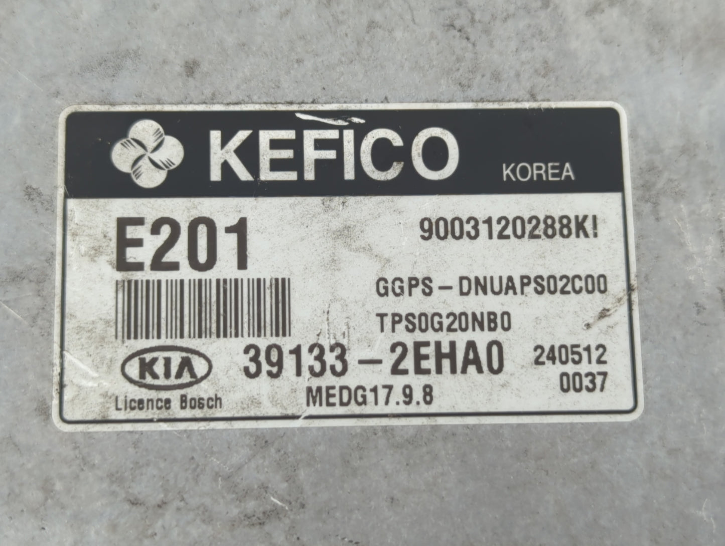 2014 Kia Soul PCM Engine Control Computer ECU ECM PCU OEM P/N:39133-2EHA0 39132-2EHA7, 39131-2EHA0, 39132-2EHA0, 39130-2GKR1