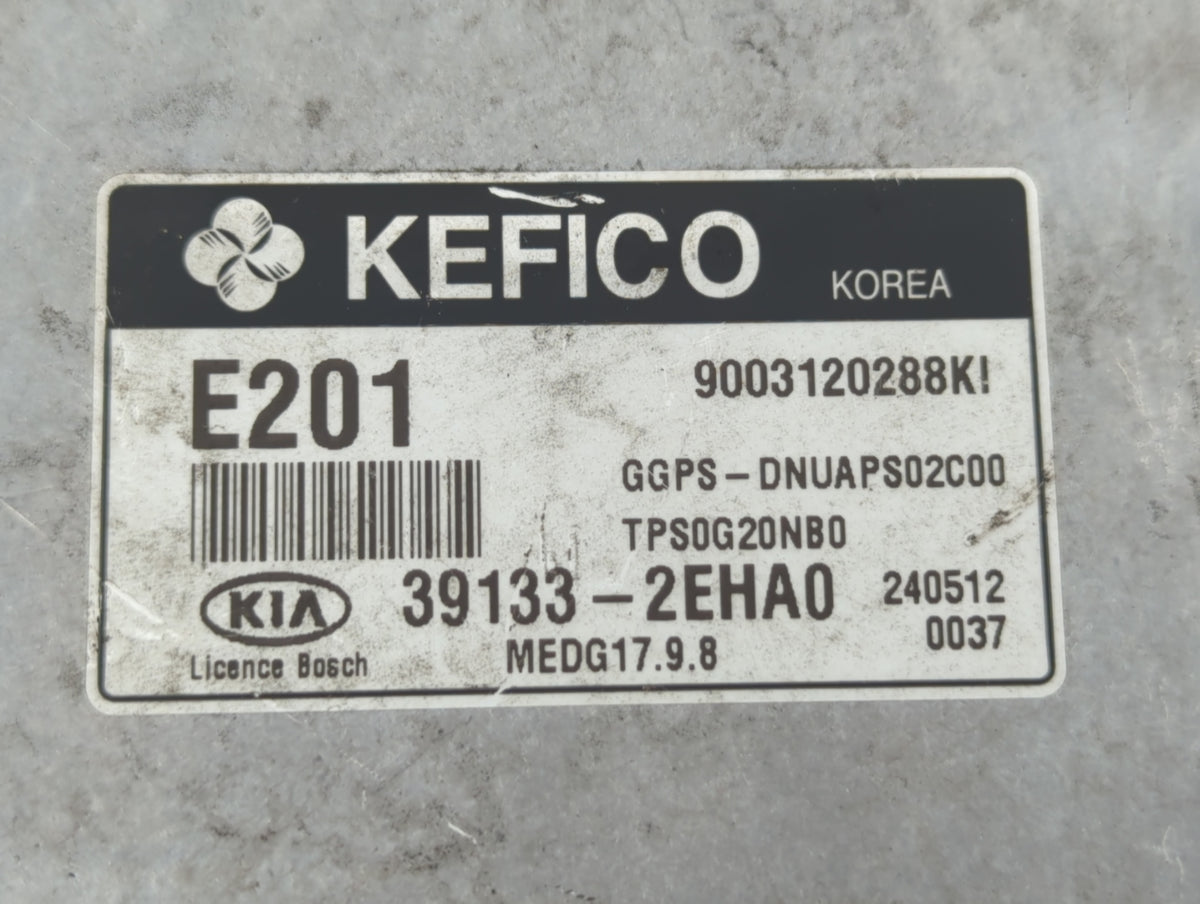 2014 Kia Soul PCM Engine Control Computer ECU ECM PCU OEM P/N:39133-2EHA0 39132-2EHA7, 39131-2EHA0, 39132-2EHA0, 39130-2GKR1
