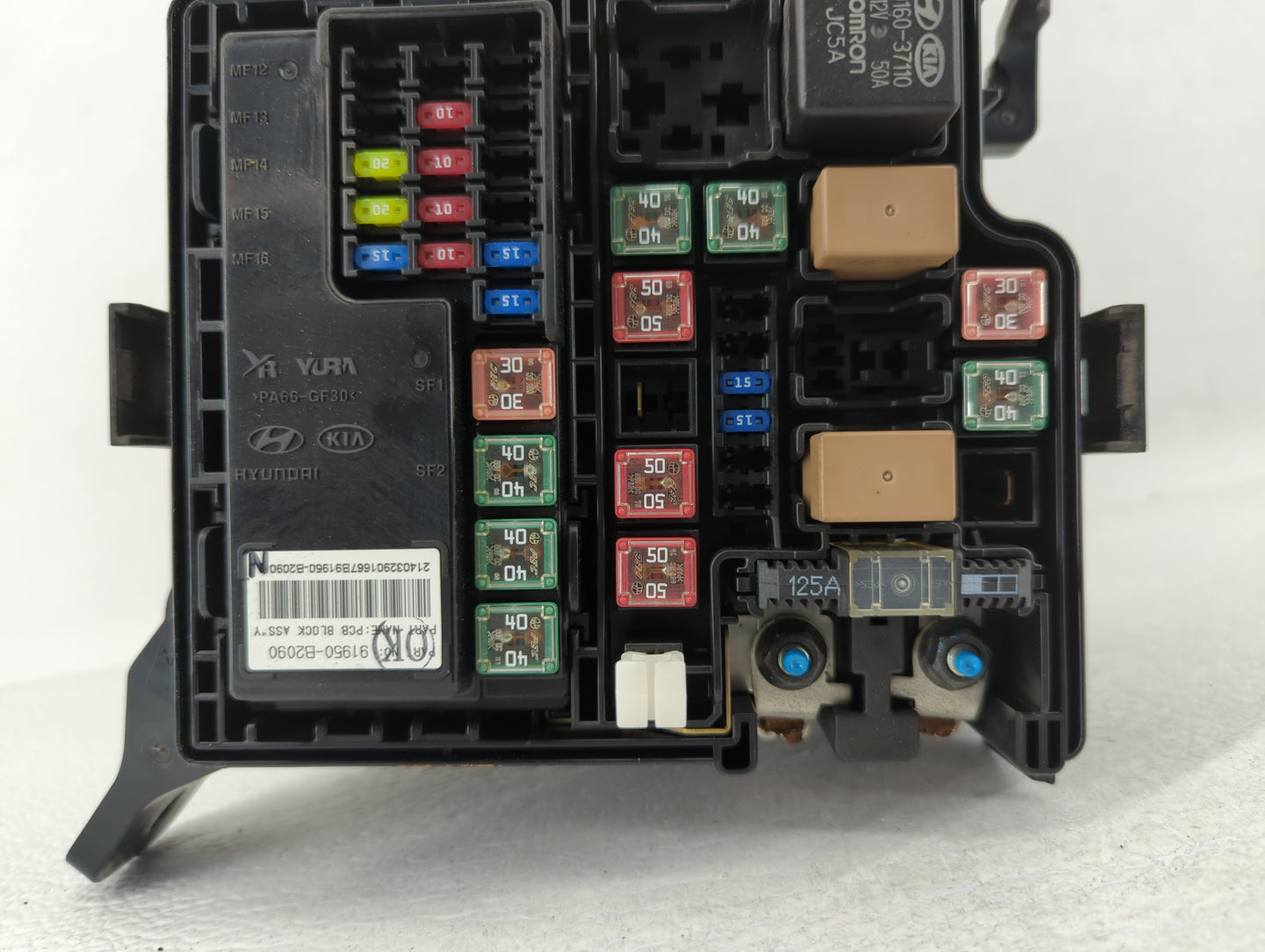 2014 Kia Soul Fusebox Fuse Box Panel Relay Module P/N:91950-B2050 Fits OEM Used Auto Parts - Oemusedautoparts1.com