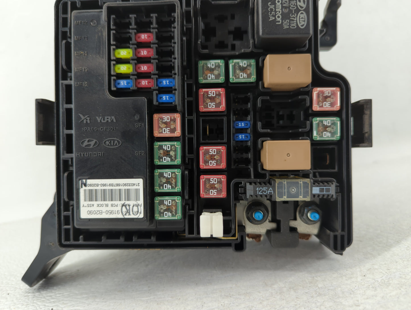 2014 Kia Soul Fusebox Fuse Box Panel Relay Module P/N:91950-B2050 Fits OEM Used Auto Parts - Oemusedautoparts1.com