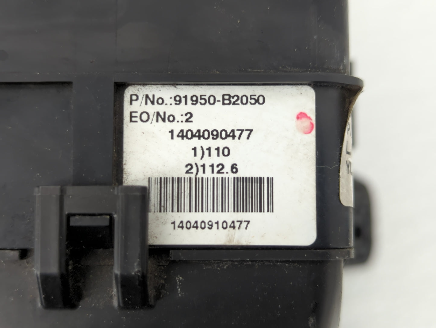 2014 Kia Soul Fusebox Fuse Box Panel Relay Module P/N:91950-B2050 Fits OEM Used Auto Parts - Oemusedautoparts1.com