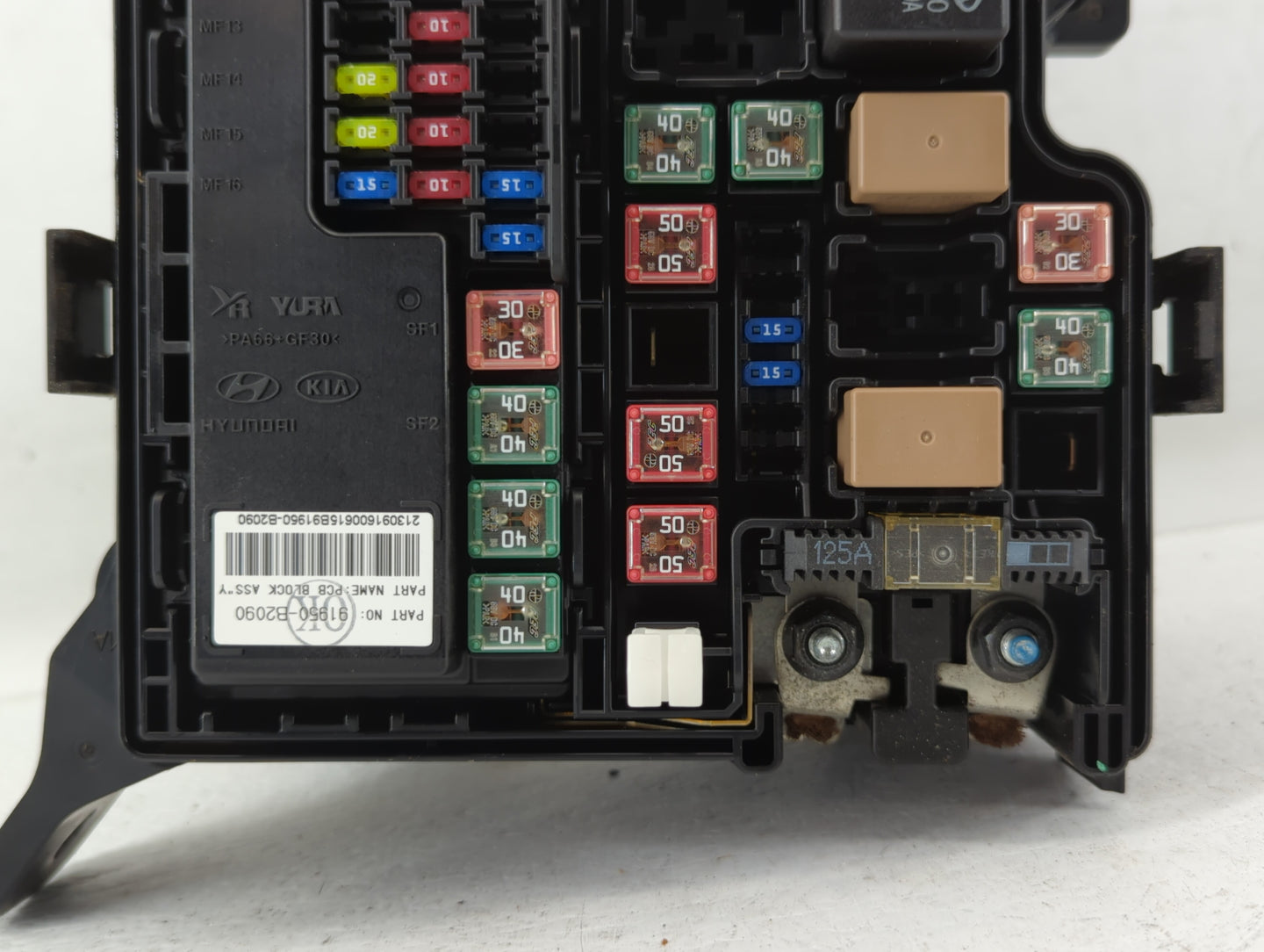 2014 Kia Soul Fusebox Fuse Box Panel Relay Module P/N:91950-B2050 Fits OEM Used Auto Parts - Oemusedautoparts1.com