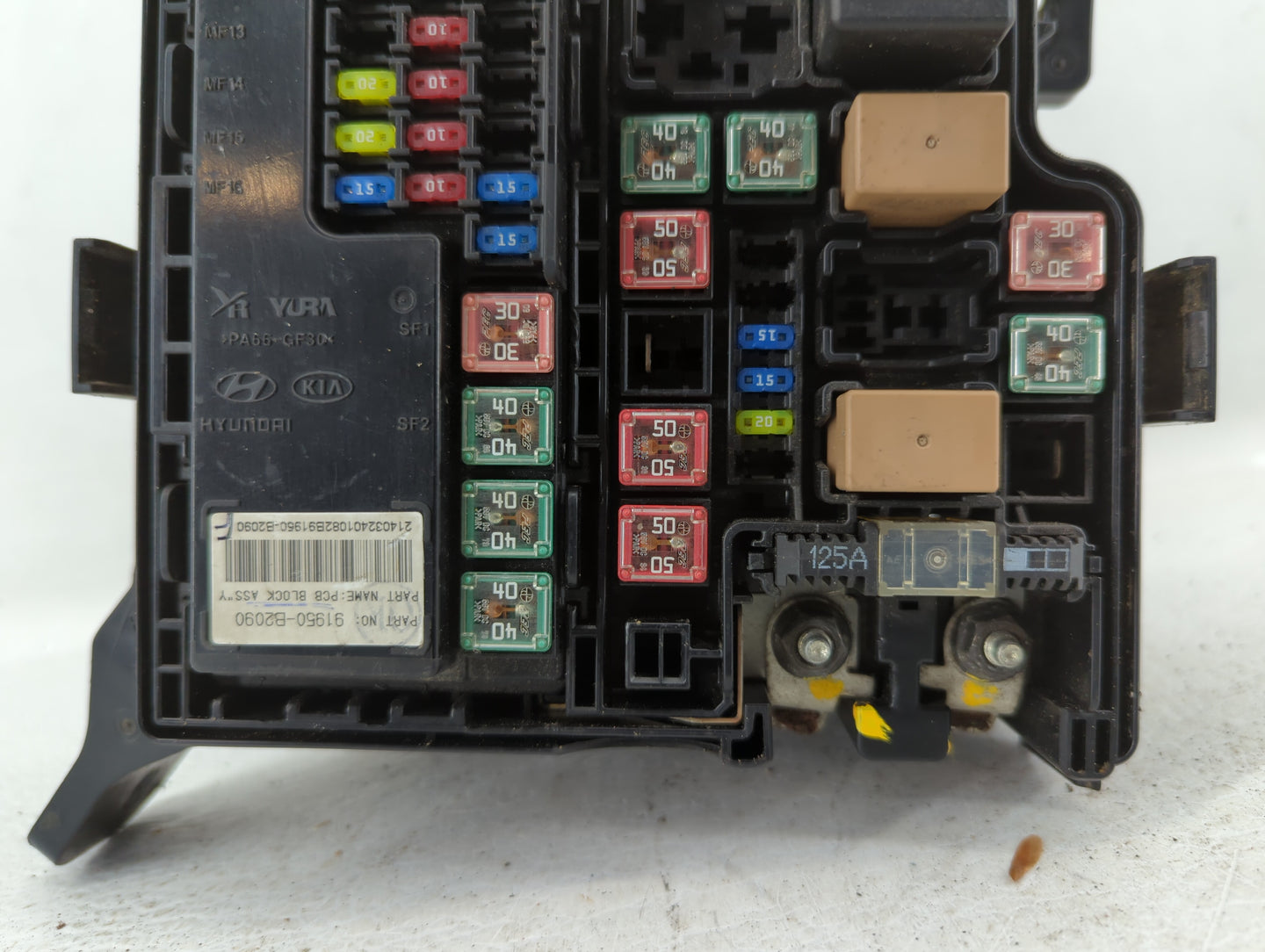 2014 Kia Soul Fusebox Fuse Box Panel Relay Module P/N:91950-B2050 Fits OEM Used Auto Parts - Oemusedautoparts1.com