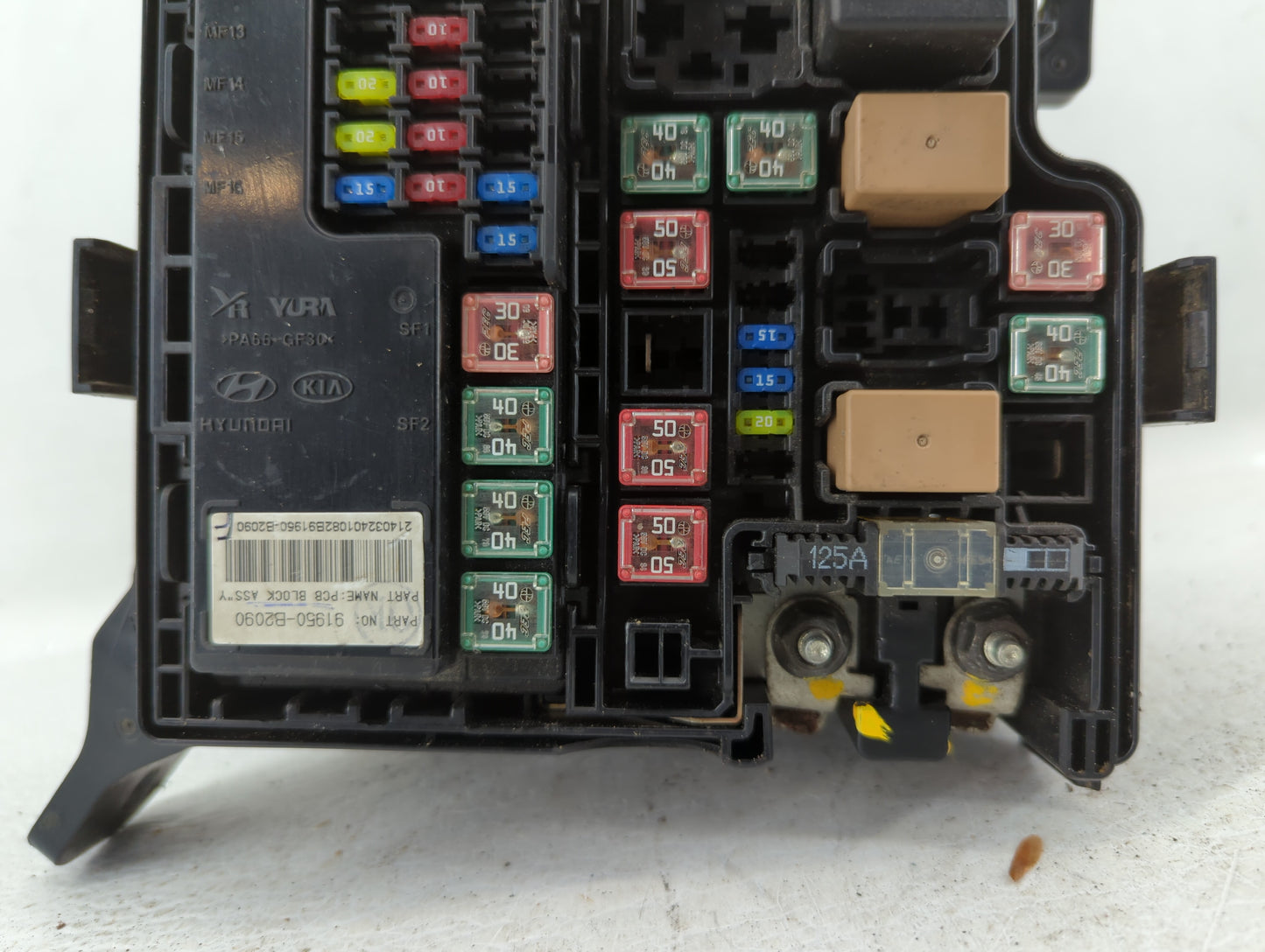 2014 Kia Soul Fusebox Fuse Box Panel Relay Module P/N:91950-B2050 Fits OEM Used Auto Parts - Oemusedautoparts1.com