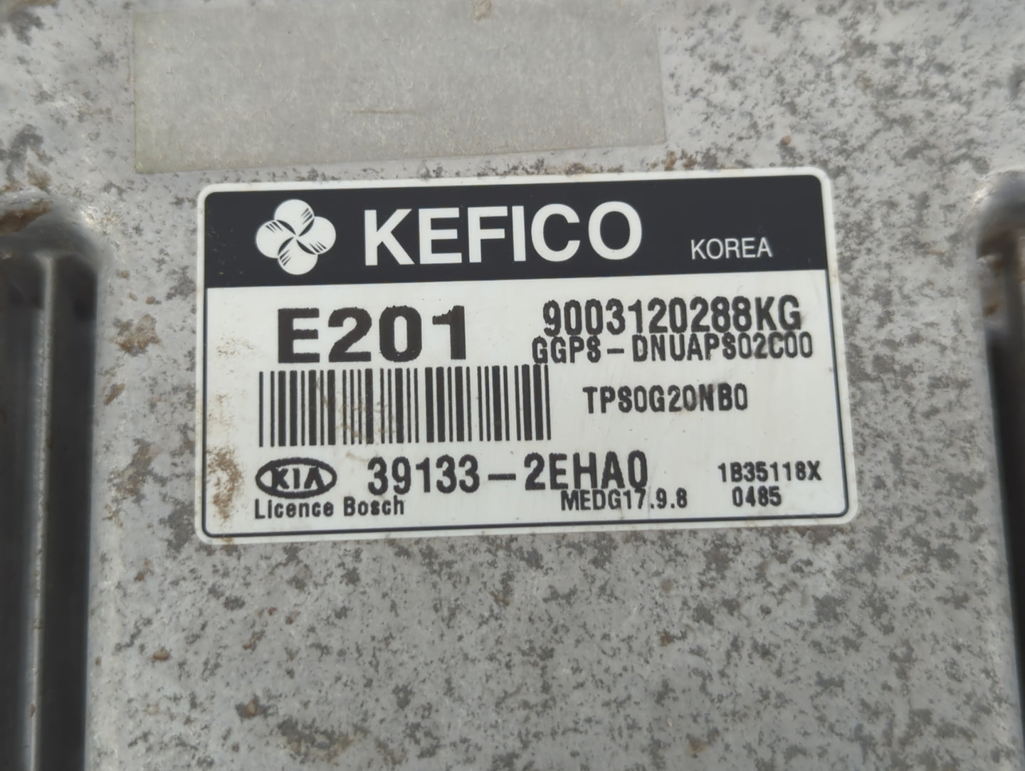 2014 Kia Soul PCM Engine Control Computer ECU ECM PCU OEM P/N:39133-2EHA0 39132-2EHA7, 39131-2EHA0, 39132-2EHA0, 39130-2GKR1