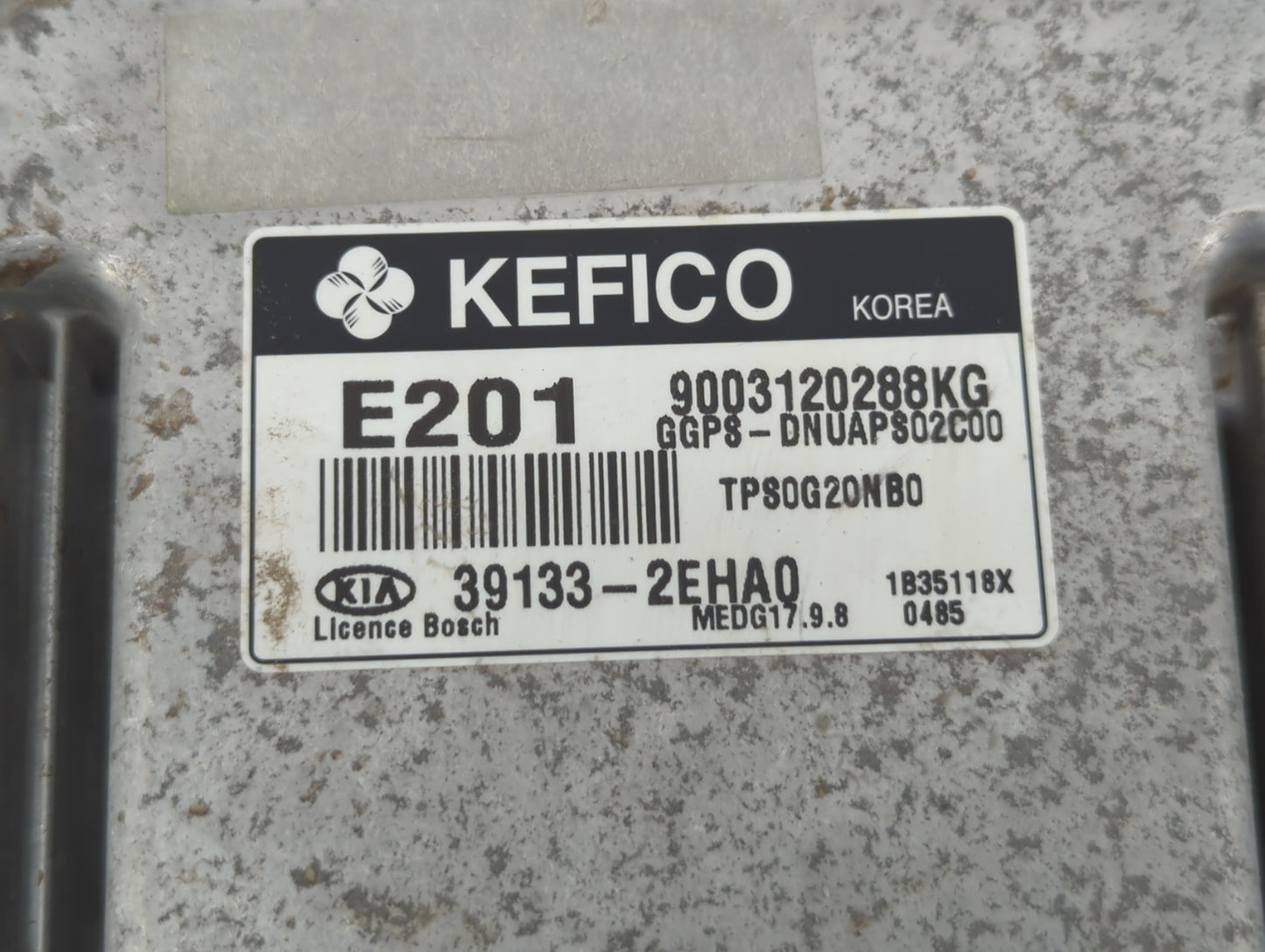 2014 Kia Soul PCM Engine Control Computer ECU ECM PCU OEM P/N:39133-2EHA0 39132-2EHA7, 39131-2EHA0, 39132-2EHA0, 39130-2GKR1
