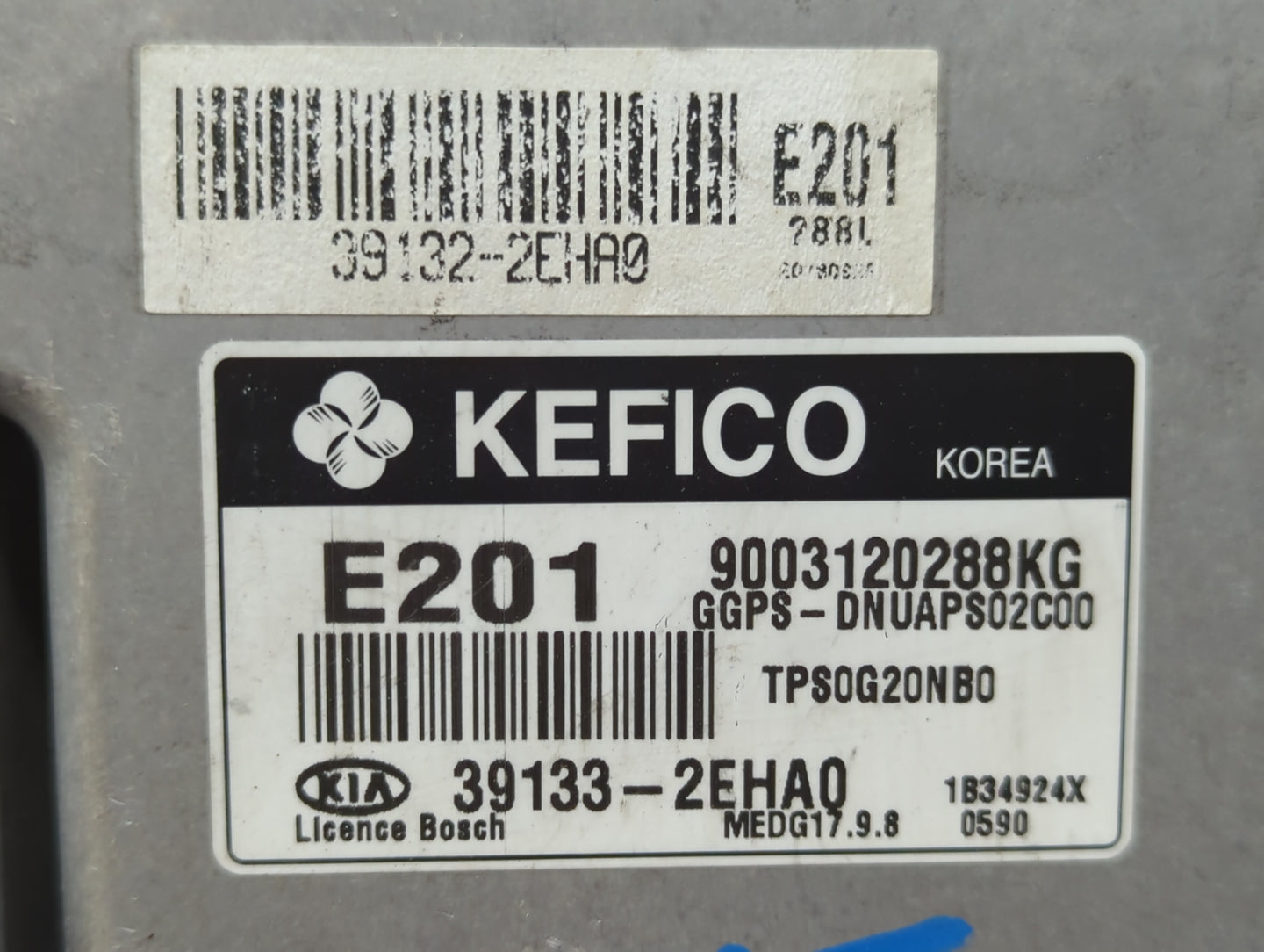 2014 Kia Soul PCM Engine Control Computer ECU ECM PCU OEM P/N:39133-2EHA0 39132-2EHA7, 39131-2EHA0, 39132-2EHA0, 39130-2GKR1