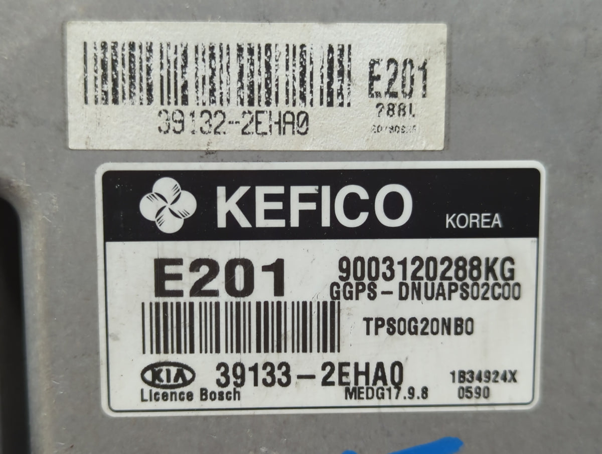 2014 Kia Soul PCM Engine Control Computer ECU ECM PCU OEM P/N:39133-2EHA0 39132-2EHA7, 39131-2EHA0, 39132-2EHA0, 39130-2GKR1