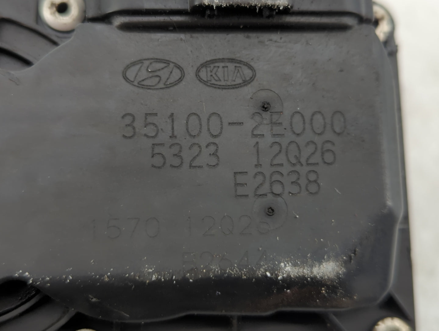 2014-2019 Kia Soul Throttle Body P/N:35100-2E000 Fits Fits 2011 2012 2013 2014 2015 2016 2017 2018 2019 2020 2021 OEM Used A