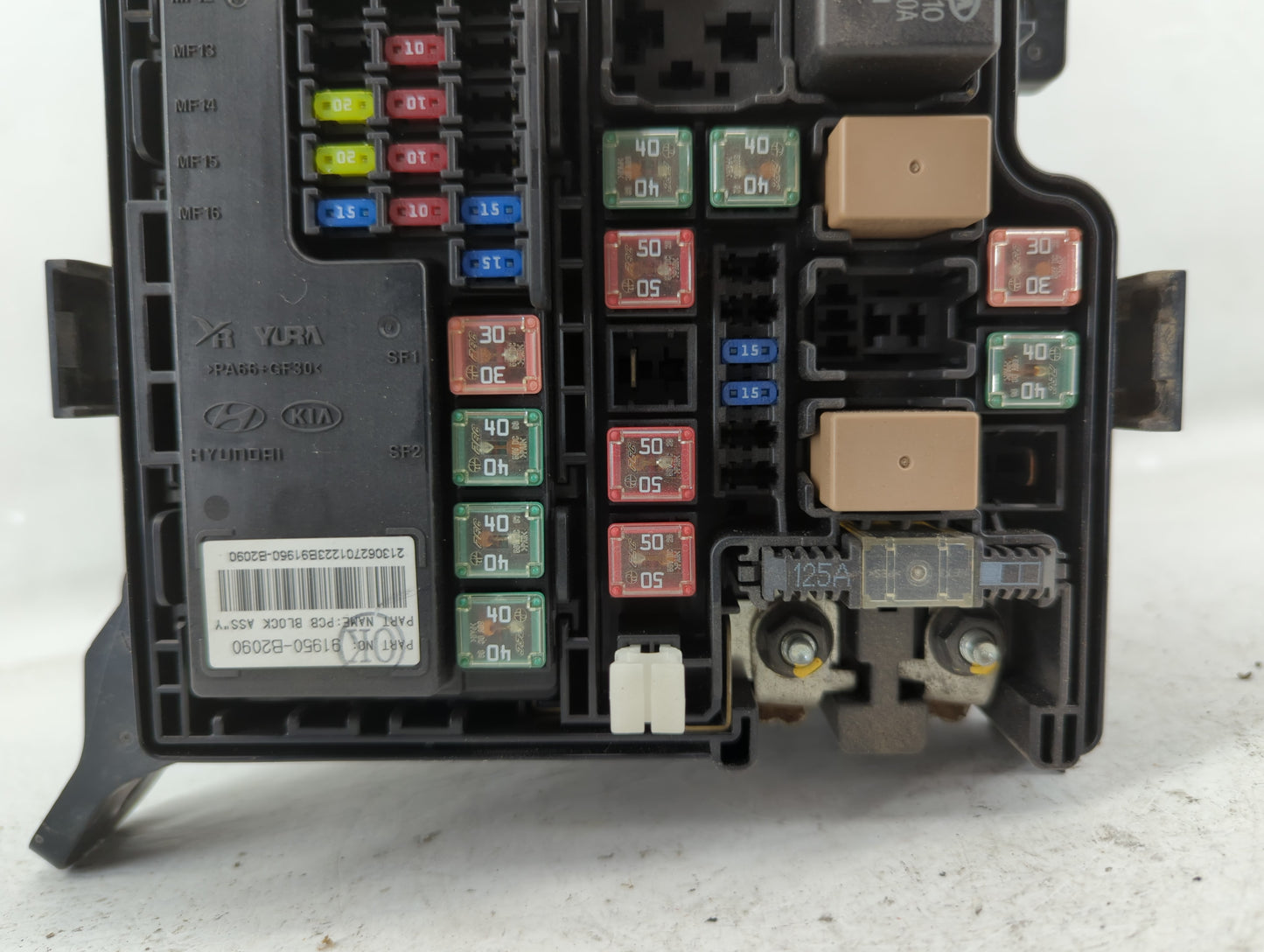 2014 Kia Soul Fusebox Fuse Box Panel Relay Module P/N:91950-B2050 Fits OEM Used Auto Parts - Oemusedautoparts1.com