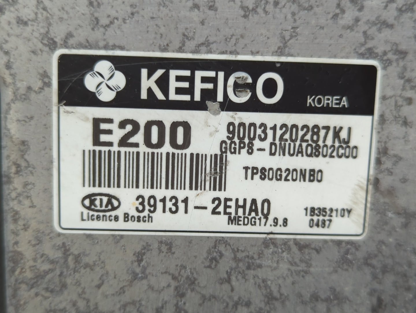 2014 Kia Soul PCM Engine Control Computer ECU ECM PCU OEM P/N:39131-2EHA0 39133-2EHA0 Fits OEM Used Auto Parts - Oemusedauto