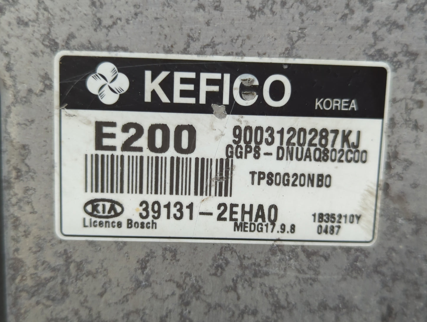 2014 Kia Soul PCM Engine Control Computer ECU ECM PCU OEM P/N:39131-2EHA0 39133-2EHA0 Fits OEM Used Auto Parts - Oemusedauto