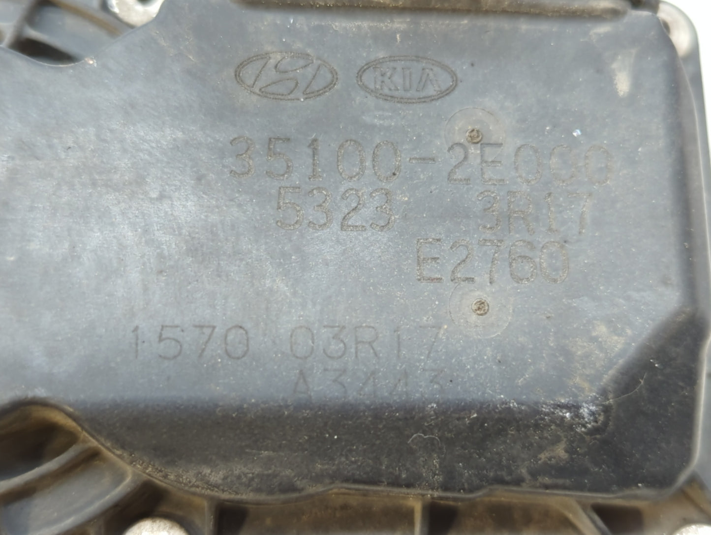 2014-2019 Kia Soul Throttle Body P/N:35100-2E000 Fits Fits 2011 2012 2013 2014 2015 2016 2017 2018 2019 2020 2021 OEM Used A