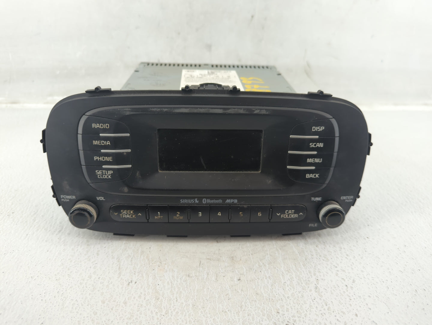 2014-2016 Kia Soul Radio AM FM Cd Player Receiver Replacement P/N:96170-B2090CA Fits Fits 2014 2015 2016 OEM Used Auto Parts