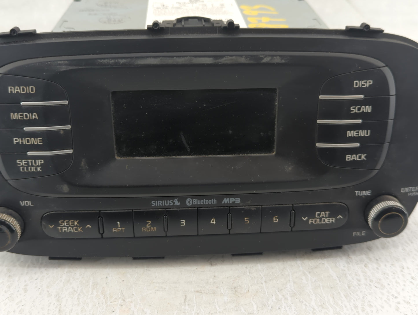 2014-2016 Kia Soul Radio AM FM Cd Player Receiver Replacement P/N:96170-B2090CA Fits Fits 2014 2015 2016 OEM Used Auto Parts