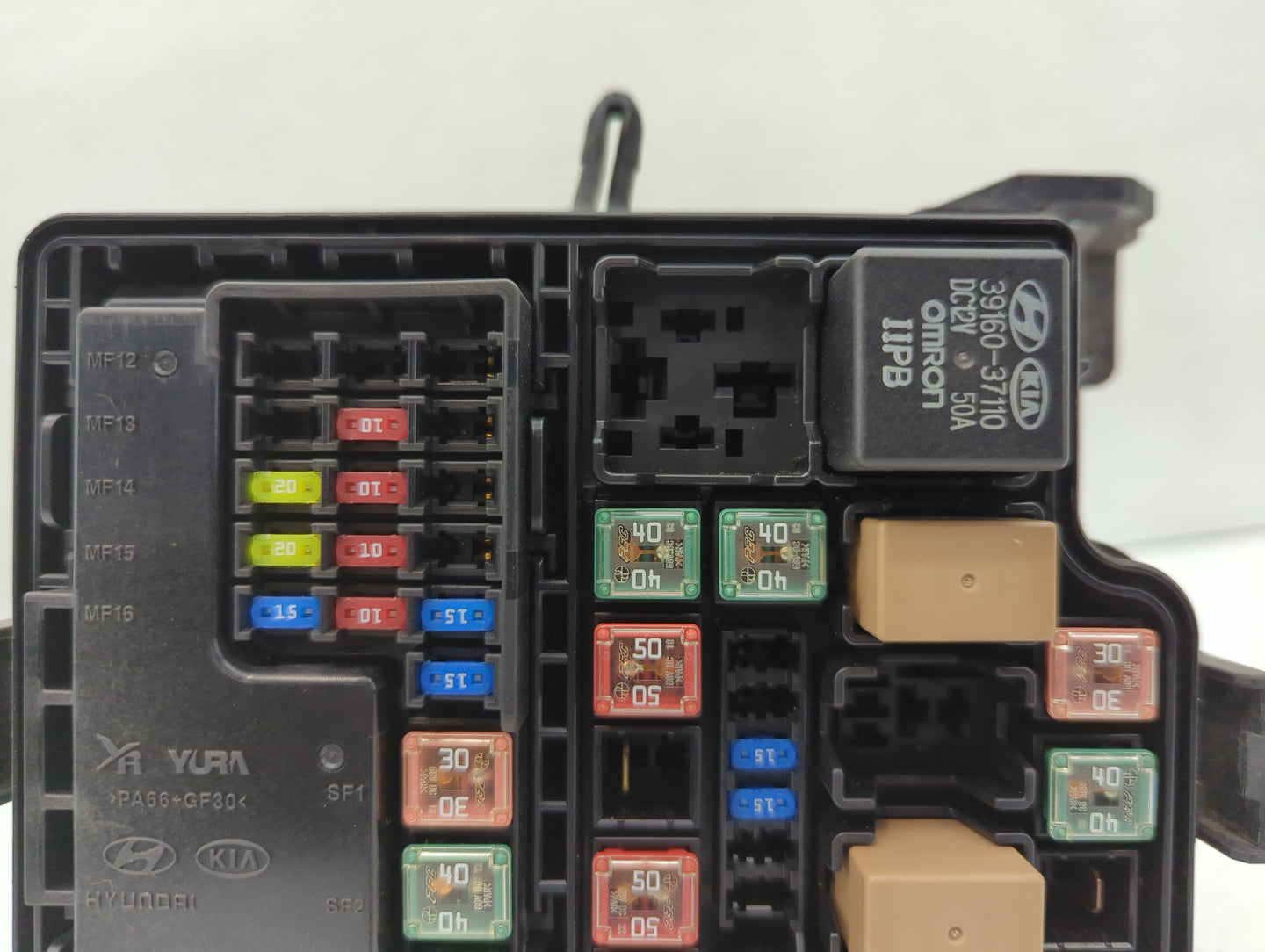 2014 Kia Soul Fusebox Fuse Box Panel Relay Module P/N:91419B2500 91950-B2050 Fits OEM Used Auto Parts - Oemusedautoparts1.co