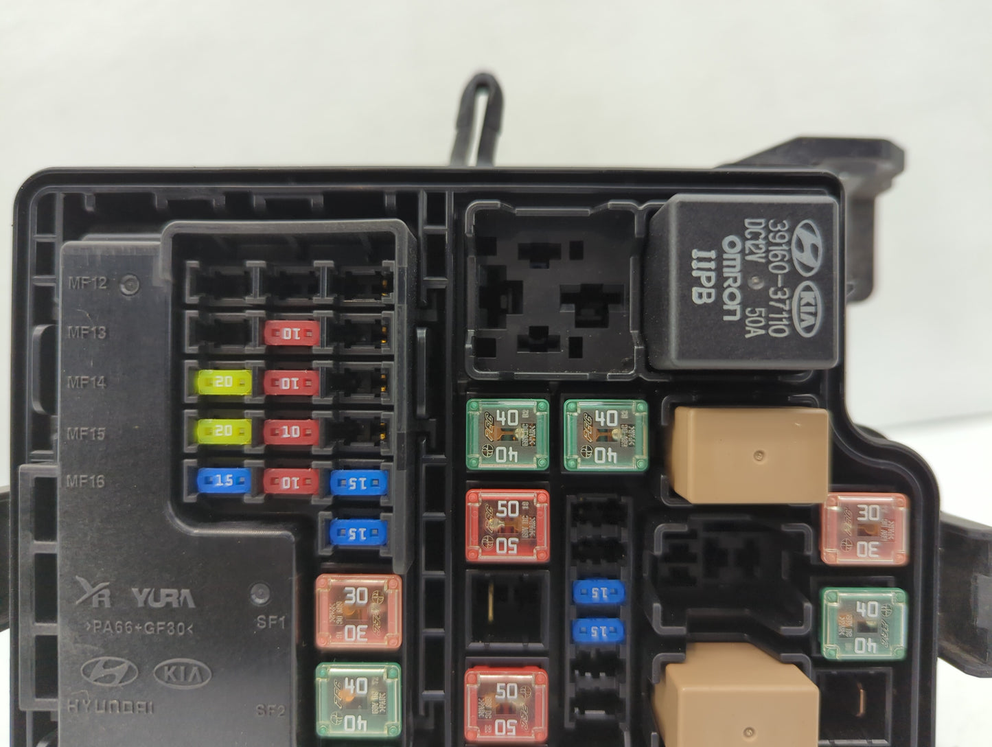 2014 Kia Soul Fusebox Fuse Box Panel Relay Module P/N:91419B2500 91950-B2050 Fits OEM Used Auto Parts - Oemusedautoparts1.co