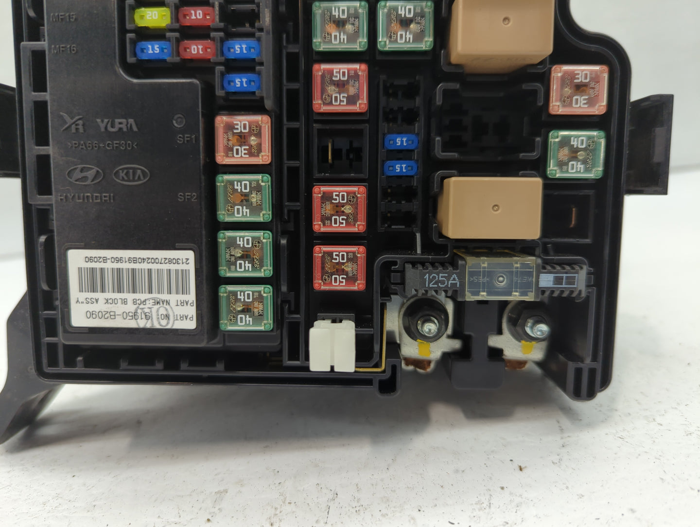 2014 Kia Soul Fusebox Fuse Box Panel Relay Module P/N:91419B2500 91950-B2050 Fits OEM Used Auto Parts - Oemusedautoparts1.co