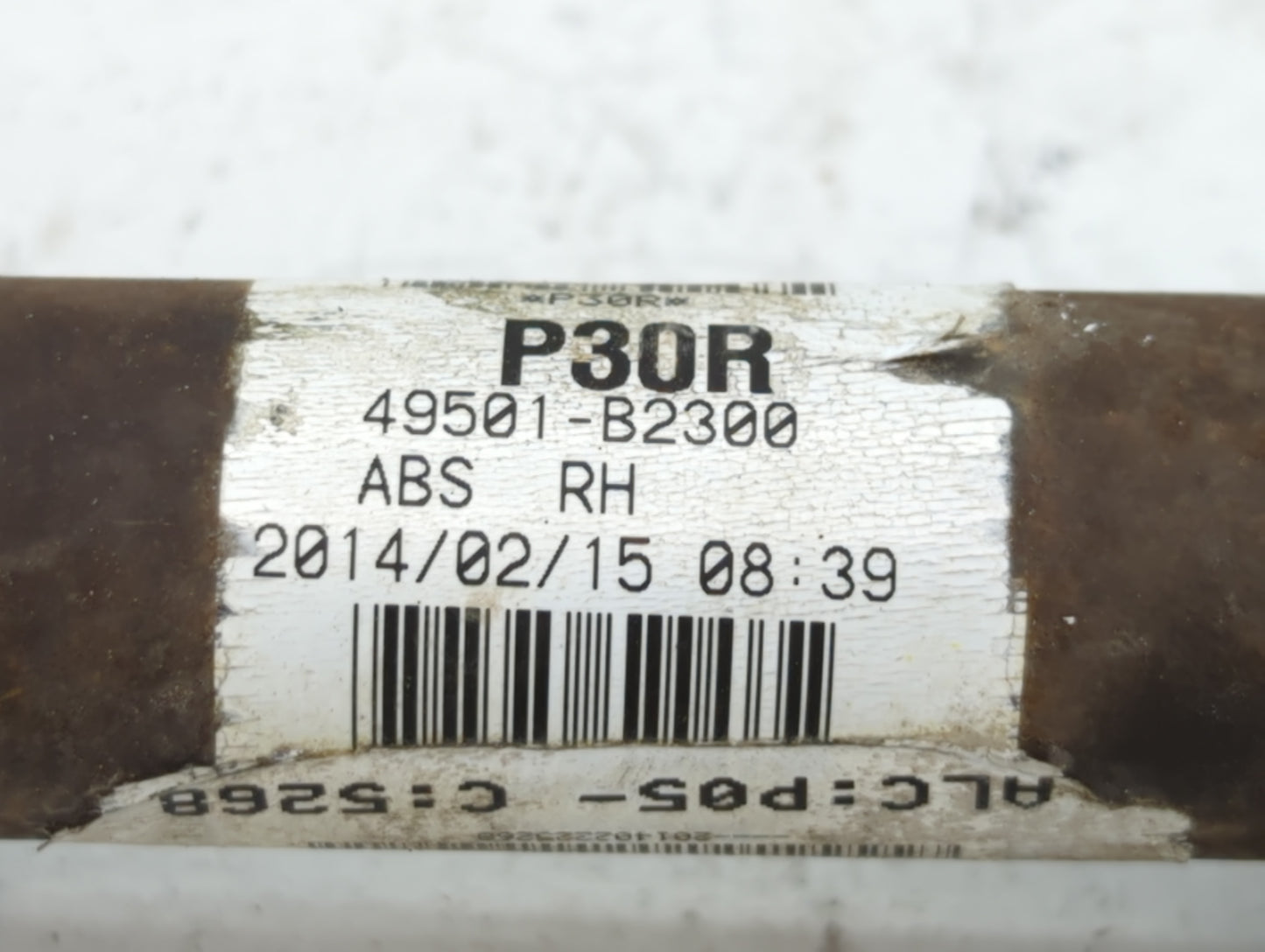 2014-2019 Kia Soul Axle Shaft Front Passenger Cv C/v - Oemusedautoparts1.com
