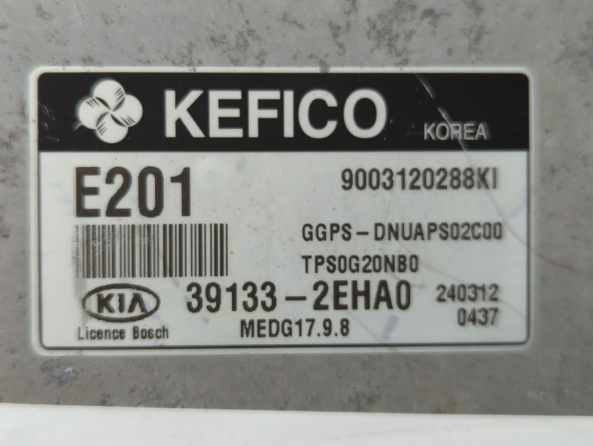 2014 Kia Soul PCM Engine Control Computer ECU ECM PCU OEM P/N:39131-2EHA0 39133-2EHA0 OEM Used Auto Parts - Oemusedautoparts