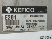 2014 Kia Soul PCM Engine Control Computer ECU ECM PCU OEM P/N:39133-2EHA0 Fits OEM Used Auto Parts - Oemusedautoparts1.com