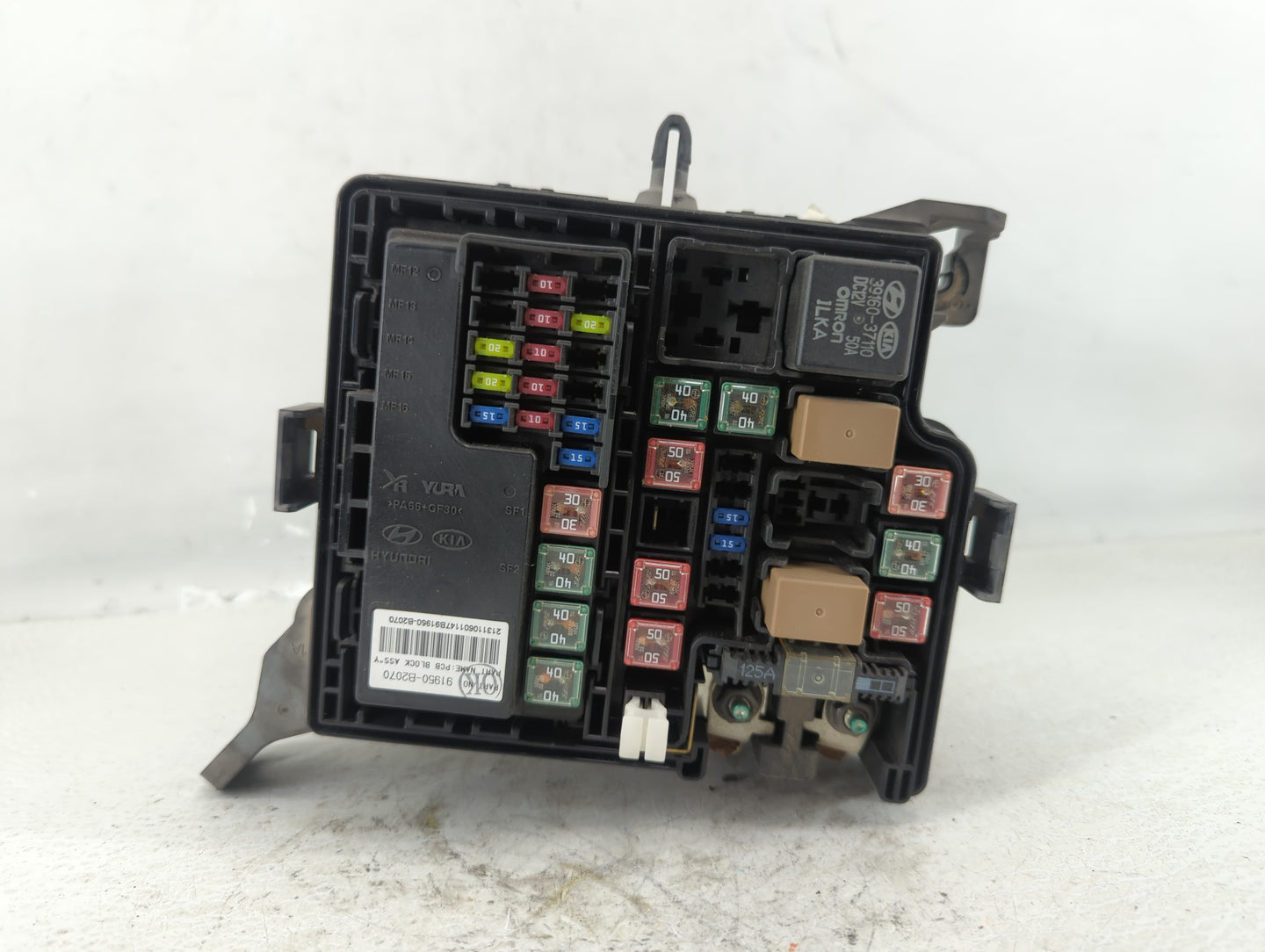 2014 Kia Soul Fusebox Fuse Box Panel Relay Module P/N:91950-B2050 Fits OEM Used Auto Parts - Oemusedautoparts1.com