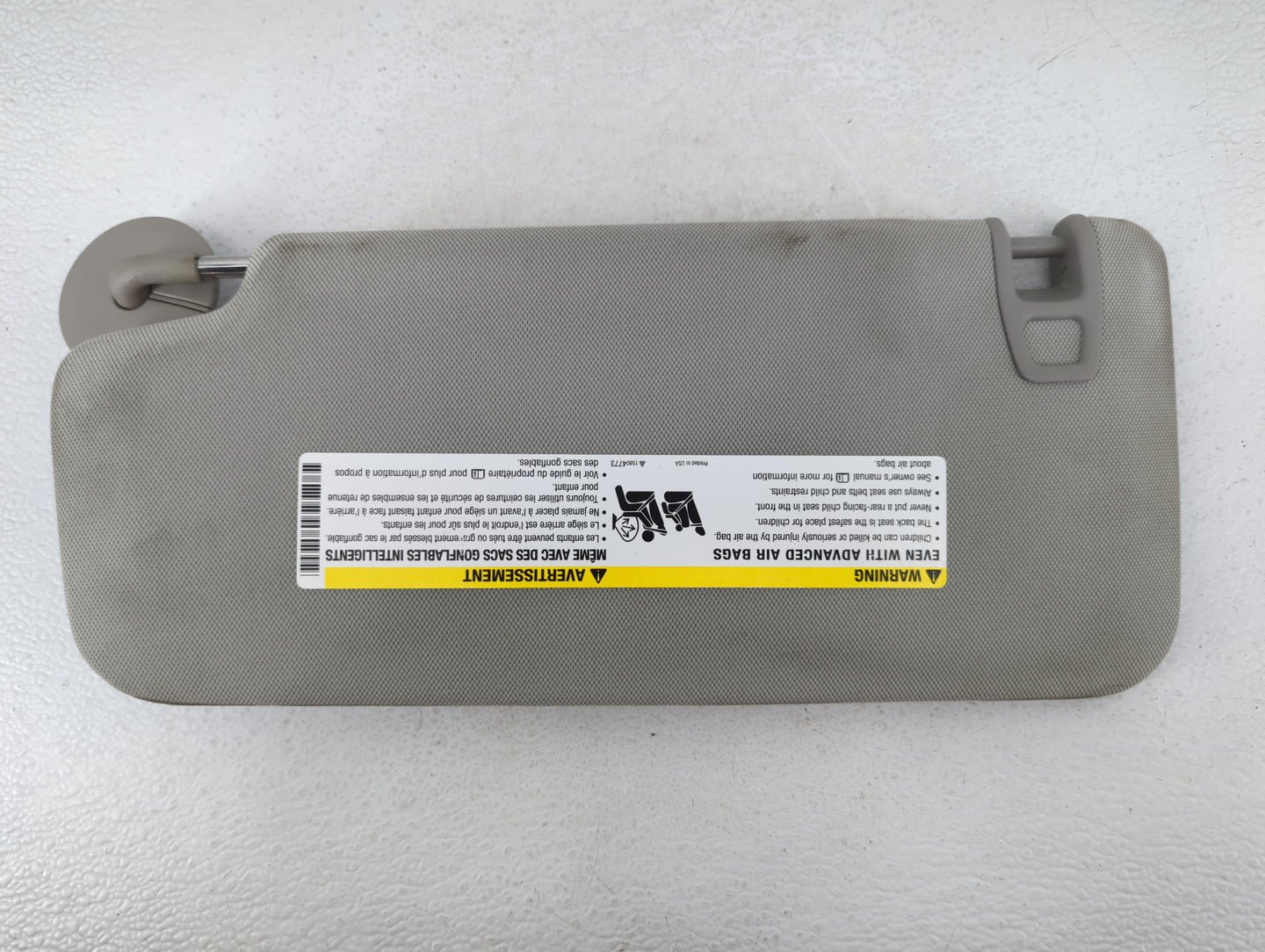2014-2019 Kia Soul Sun Visor Shade Replacement Passenger Right Mirror Fits Fits 2014 2015 2016 2017 2018 2019 OEM Used Auto 