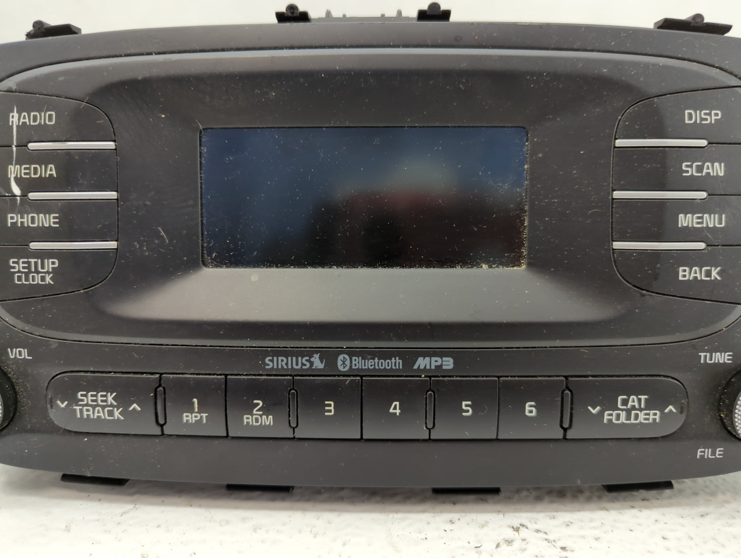 2014-2016 Kia Soul Radio AM FM Cd Player Receiver Replacement P/N:96170-B2090CA Fits Fits 2014 2015 2016 OEM Used Auto Parts