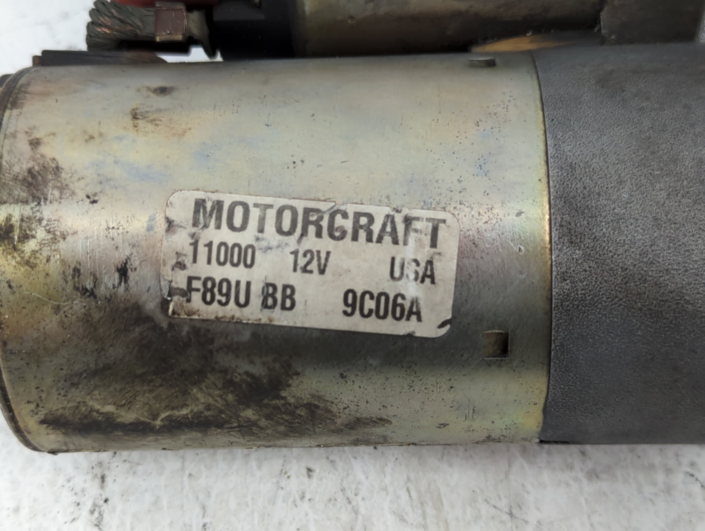 2014-2015 Kia Soul Car Starter Motor Solenoid OEM P/N:F89U BB 9C06A 11000 12V Fits Fits 2014 2015 2016 OEM Used Auto Parts -