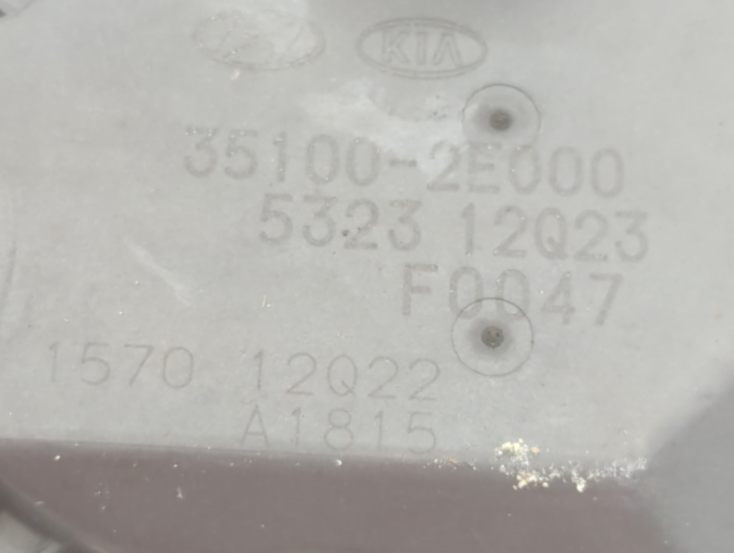 2014-2019 Kia Soul Throttle Body P/N:5323 12Q23 35100-2E000 Fits Fits 2011 2012 2013 2014 2015 2016 2017 2018 2019 2020 2021