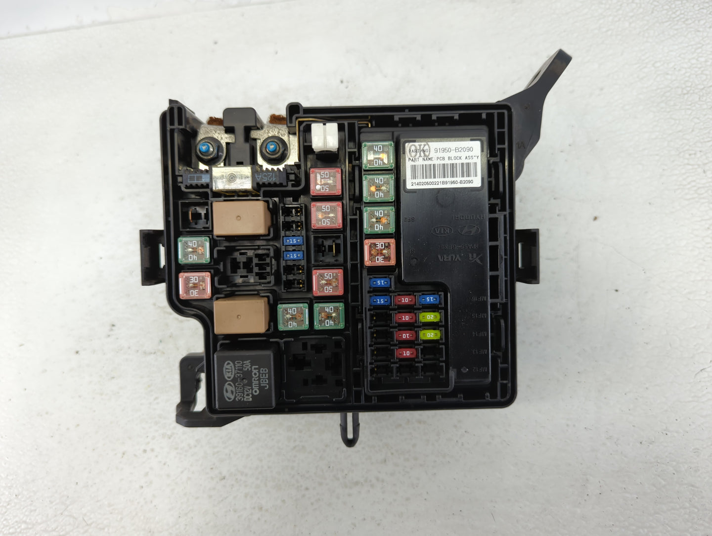 2014 Kia Soul Fusebox Fuse Box Panel Relay Module P/N:91419B2500 91950-B2050 Fits OEM Used Auto Parts - Oemusedautoparts1.co