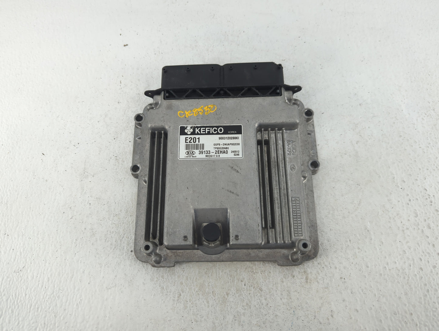 2014 Kia Soul PCM Engine Control Computer ECU ECM PCU OEM P/N:39133-2EHA0 Fits OEM Used Auto Parts - Oemusedautoparts1.com