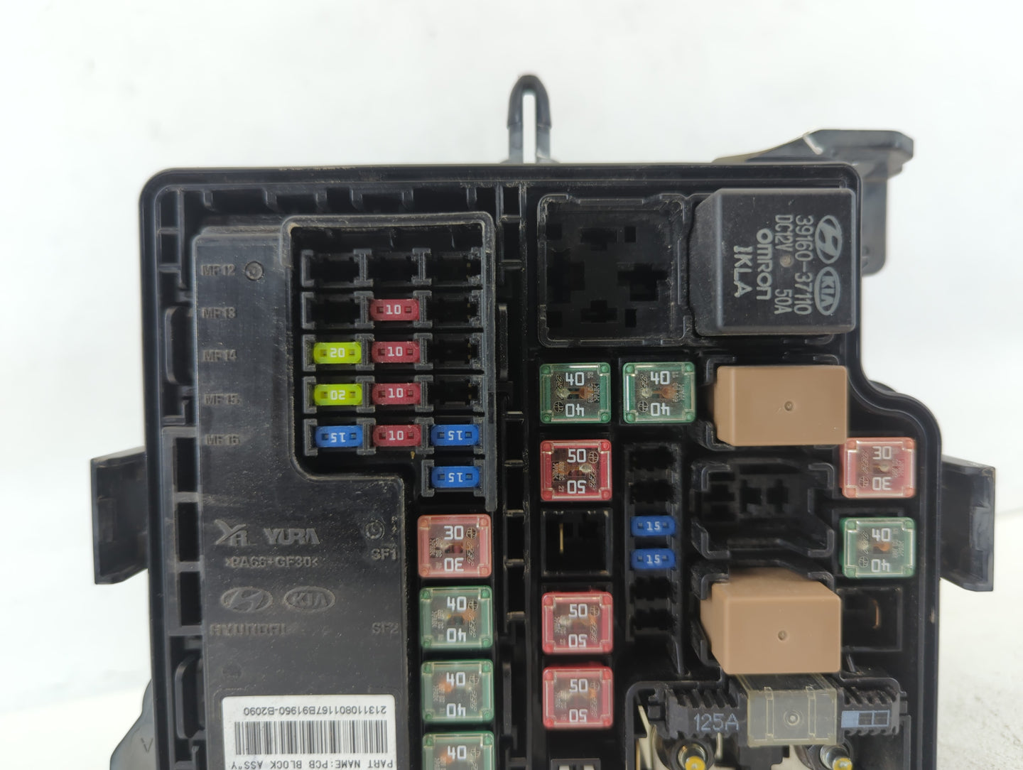 2014 Kia Soul Fusebox Fuse Box Panel Relay Module P/N:91950-B2050 Fits OEM Used Auto Parts - Oemusedautoparts1.com