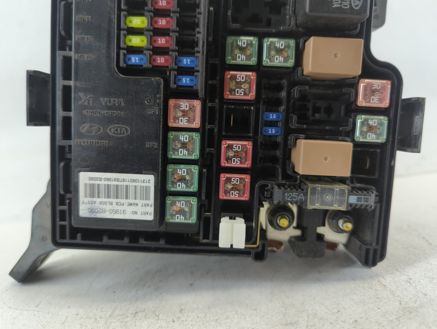 2014 Kia Soul Fusebox Fuse Box Panel Relay Module P/N:91950-B2050 Fits OEM Used Auto Parts - Oemusedautoparts1.com