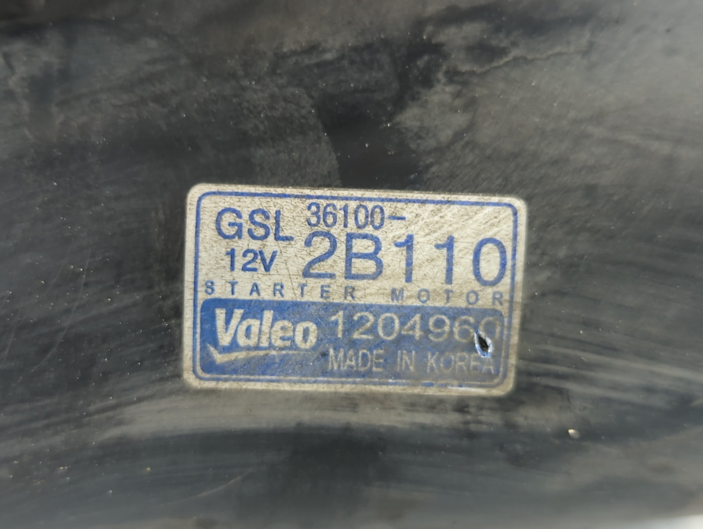 2014-2019 Kia Soul Car Starter Motor Solenoid OEM P/N:1204960 36100-2B110 Fits Fits 2014 2015 2016 2017 2018 2019 OEM Used A
